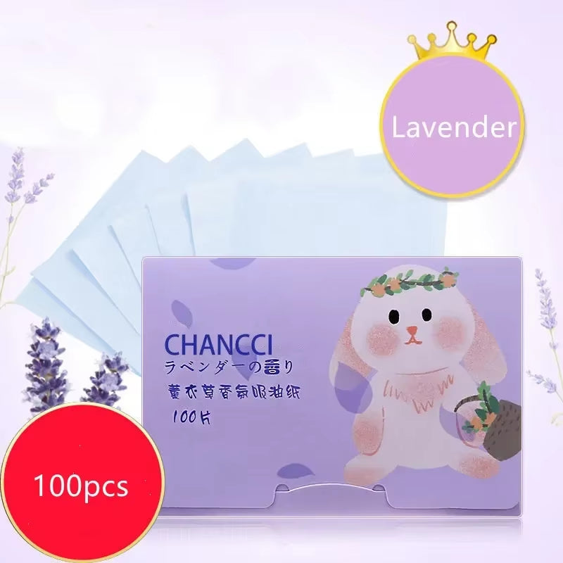 100Pcs/Box Face Oil Blotting Paper Protable Matting Face Wipes Facial Cleanser Oil Control Oil-Absorbing Face Cleaning Tools New