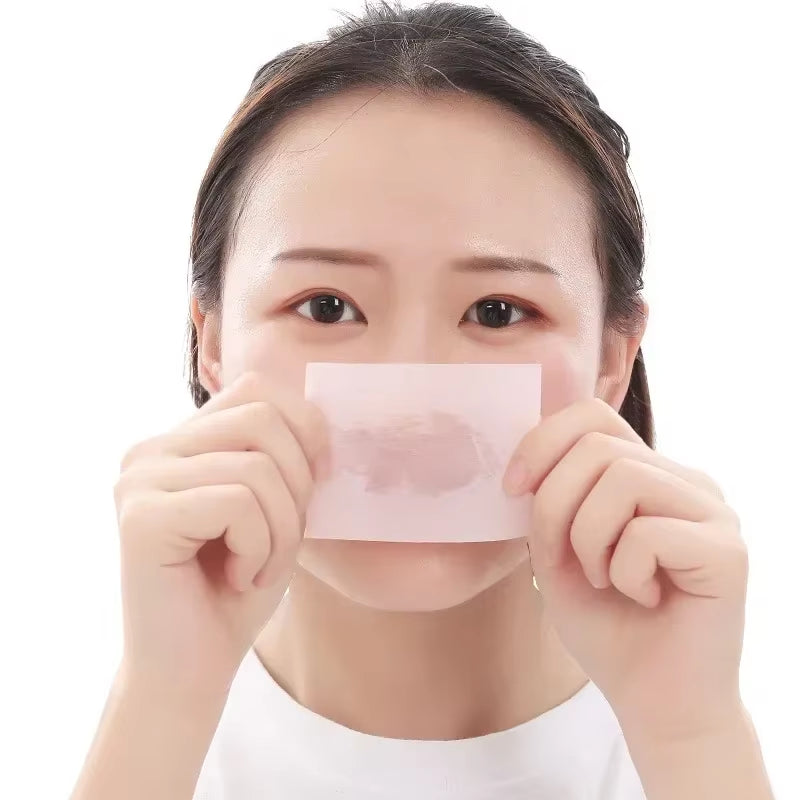 100Pcs/Box Face Oil Blotting Paper Protable Matting Face Wipes Facial Cleanser Oil Control Oil-Absorbing Face Cleaning Tools New