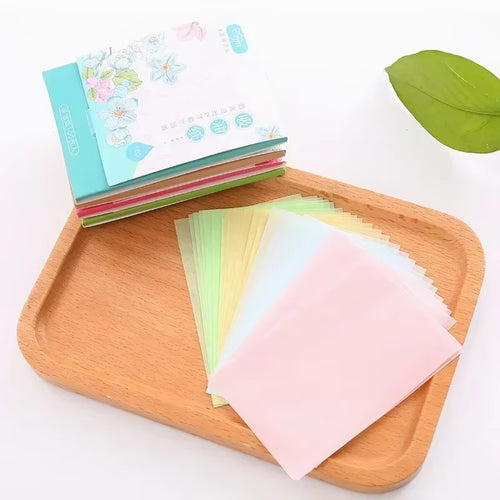 100Pcs/Box Face Oil Blotting Paper Protable Matting Face Wipes Facial Cleanser Oil Control Oil-Absorbing Face Cleaning Tools New
