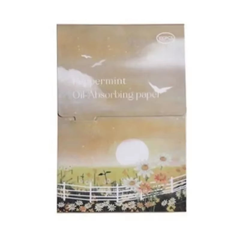 100Pcs/Box Face Oil Blotting Paper Protable Matting Face Wipes Facial Cleanser Oil Control Oil-Absorbing Face Cleaning Tools New